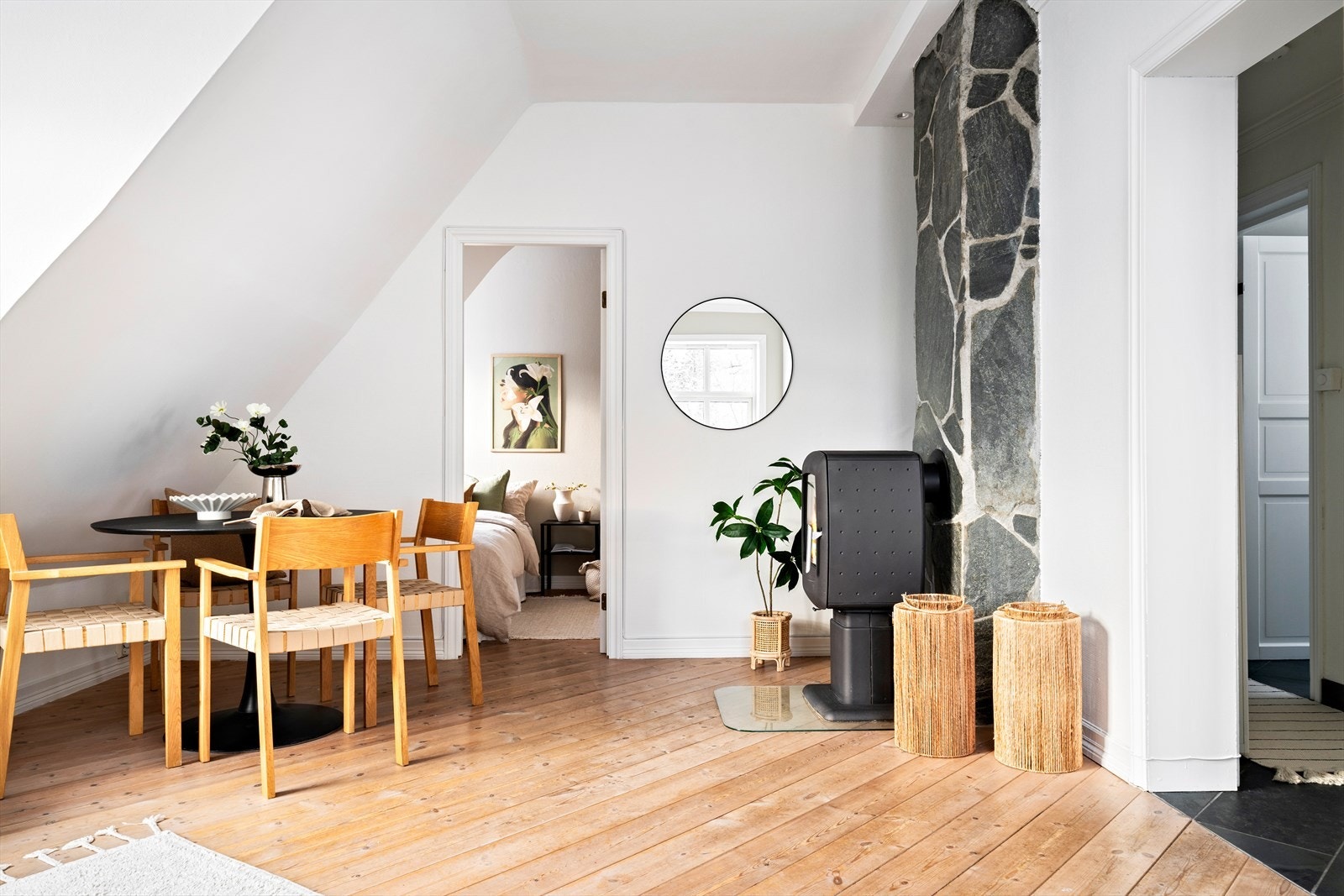 Naturlig lys inn til stuen Galleribilde