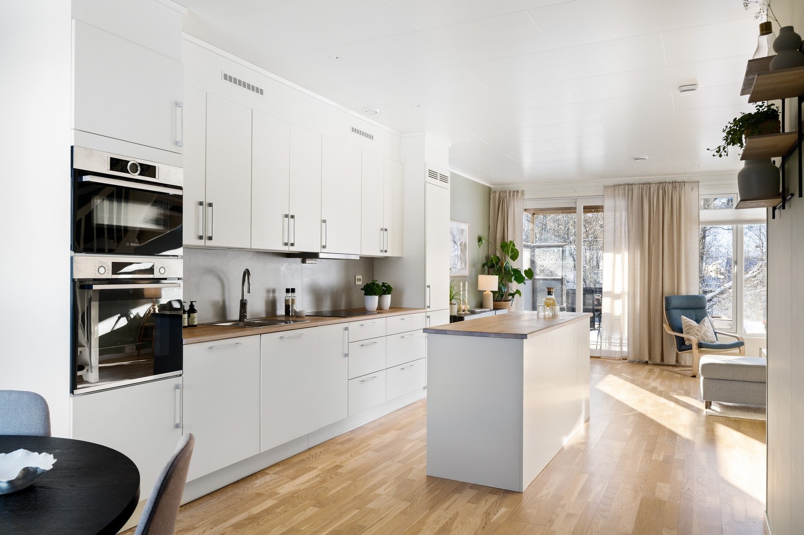 Lekkert kjøkken levert fra kvalitetsleverandør Fossline, TG1. Nytt fra 2020. Galleribilde