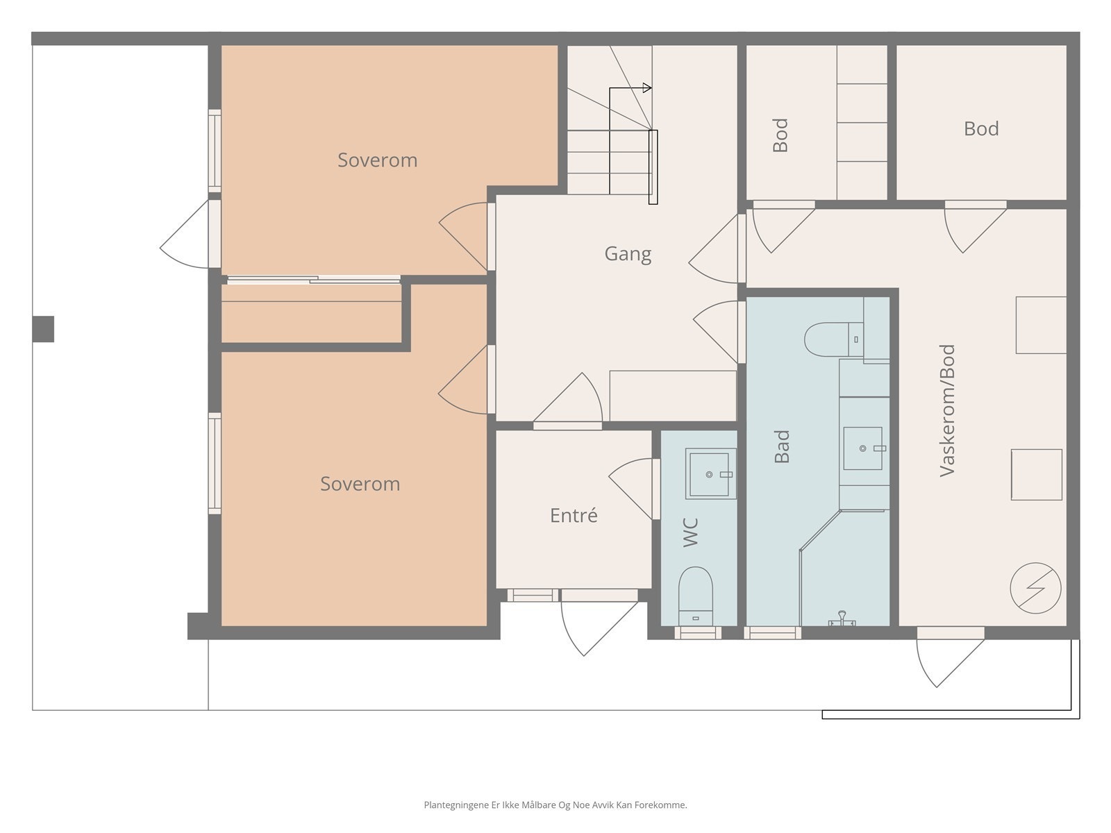 Plantegning underetasje... Galleribilde