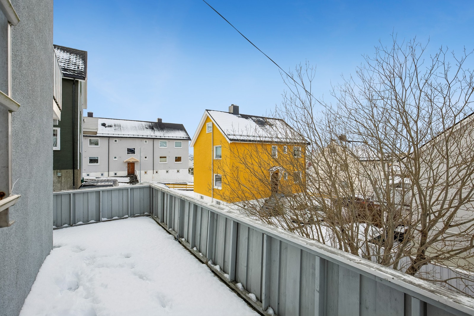 Terrasse av god størrelse Galleribilde