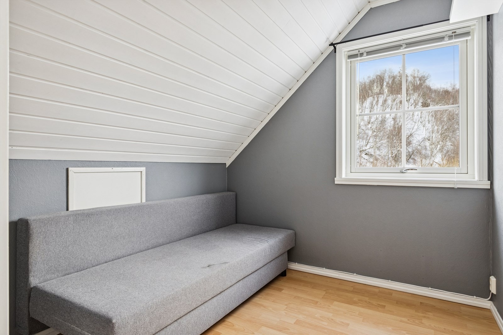 Soverom på loft Galleribilde