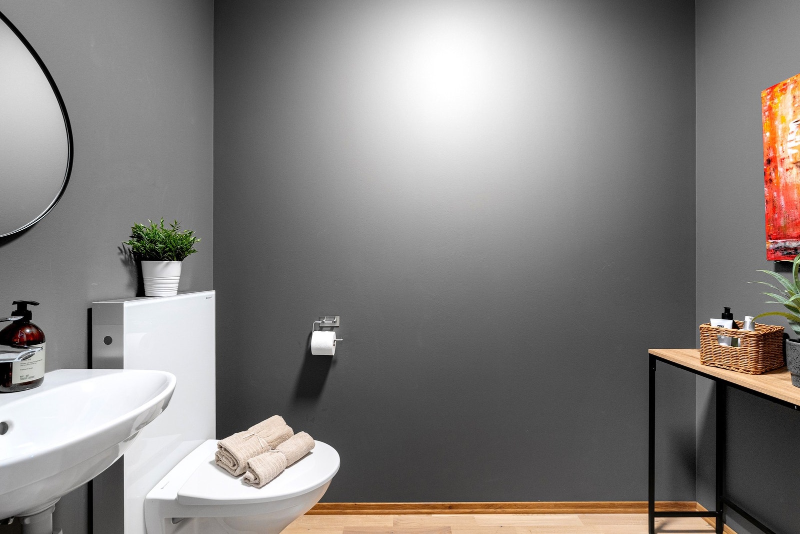 Gjestetoalett. Galleribilde