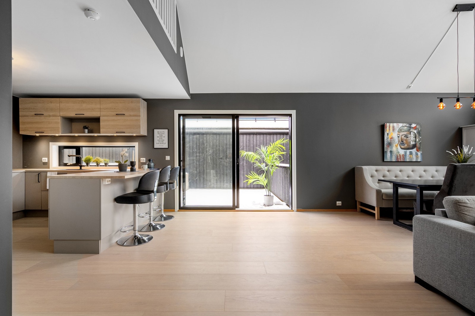 Utgang til takterrasse. Galleribilde