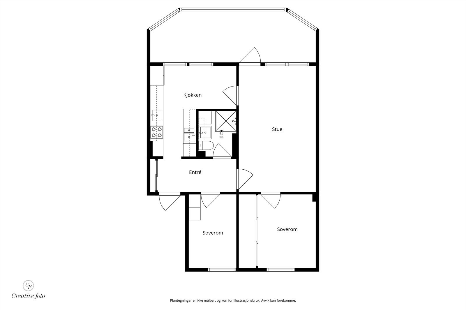 Plantegning. Galleribilde