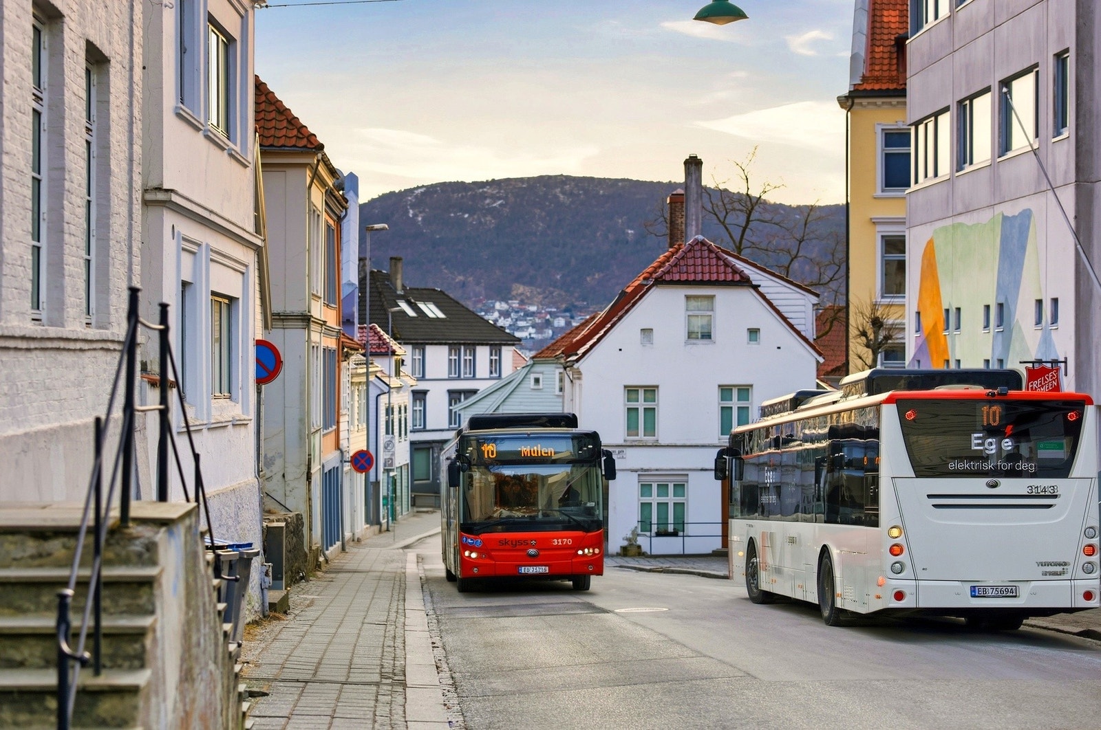 Det er kort avstand til bussforbindelse. Galleribilde