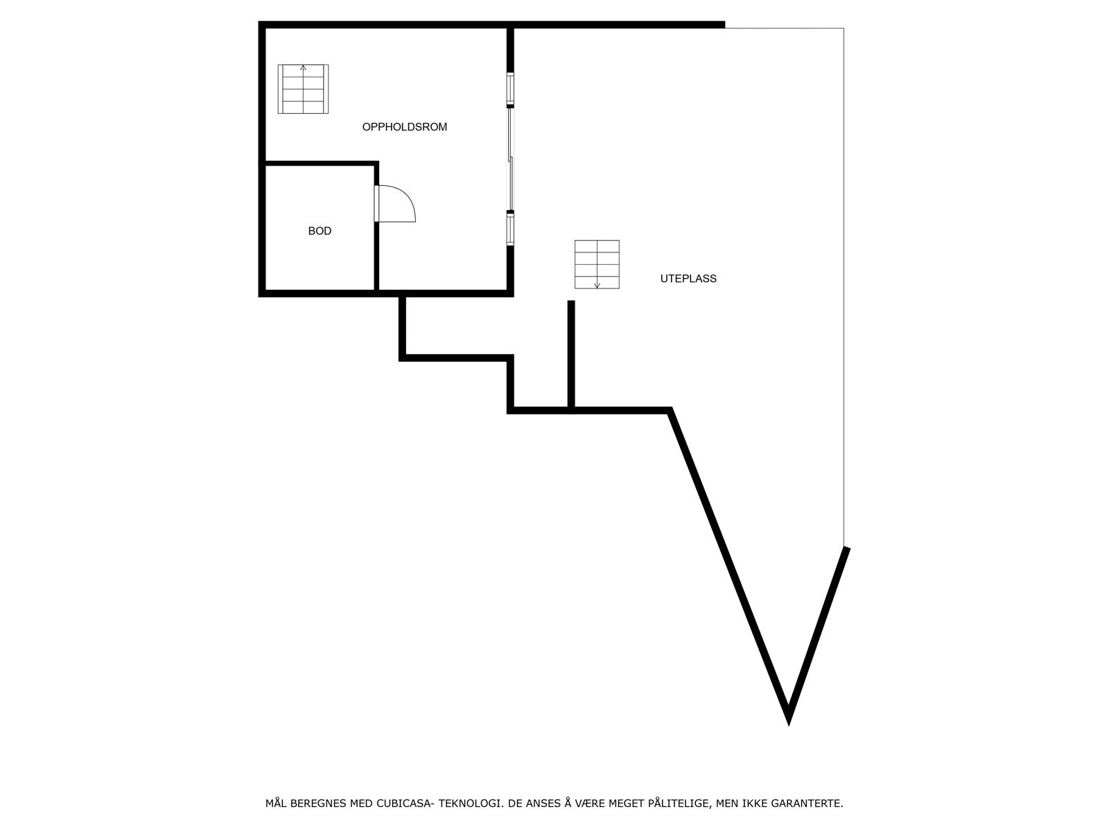 Plantegning underetasje Galleribilde