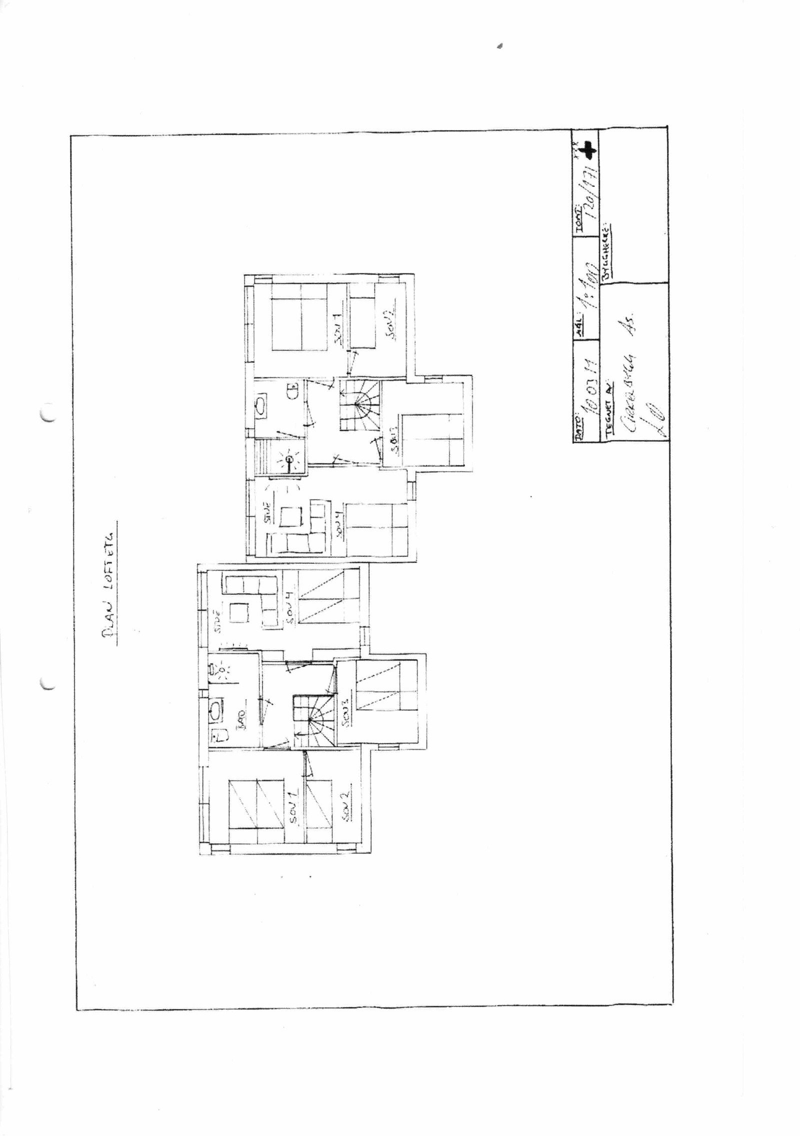 Plan 2 - Tegning Galleribilde