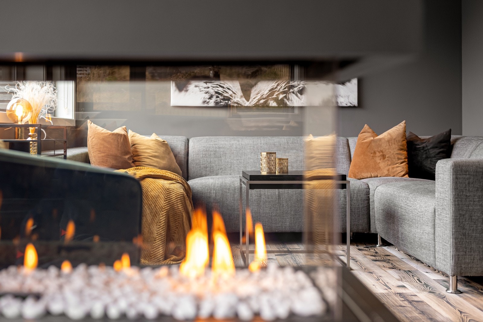 Faber gasspeis i stue/kjøkken av type Aspect Premium CL. Galleribilde