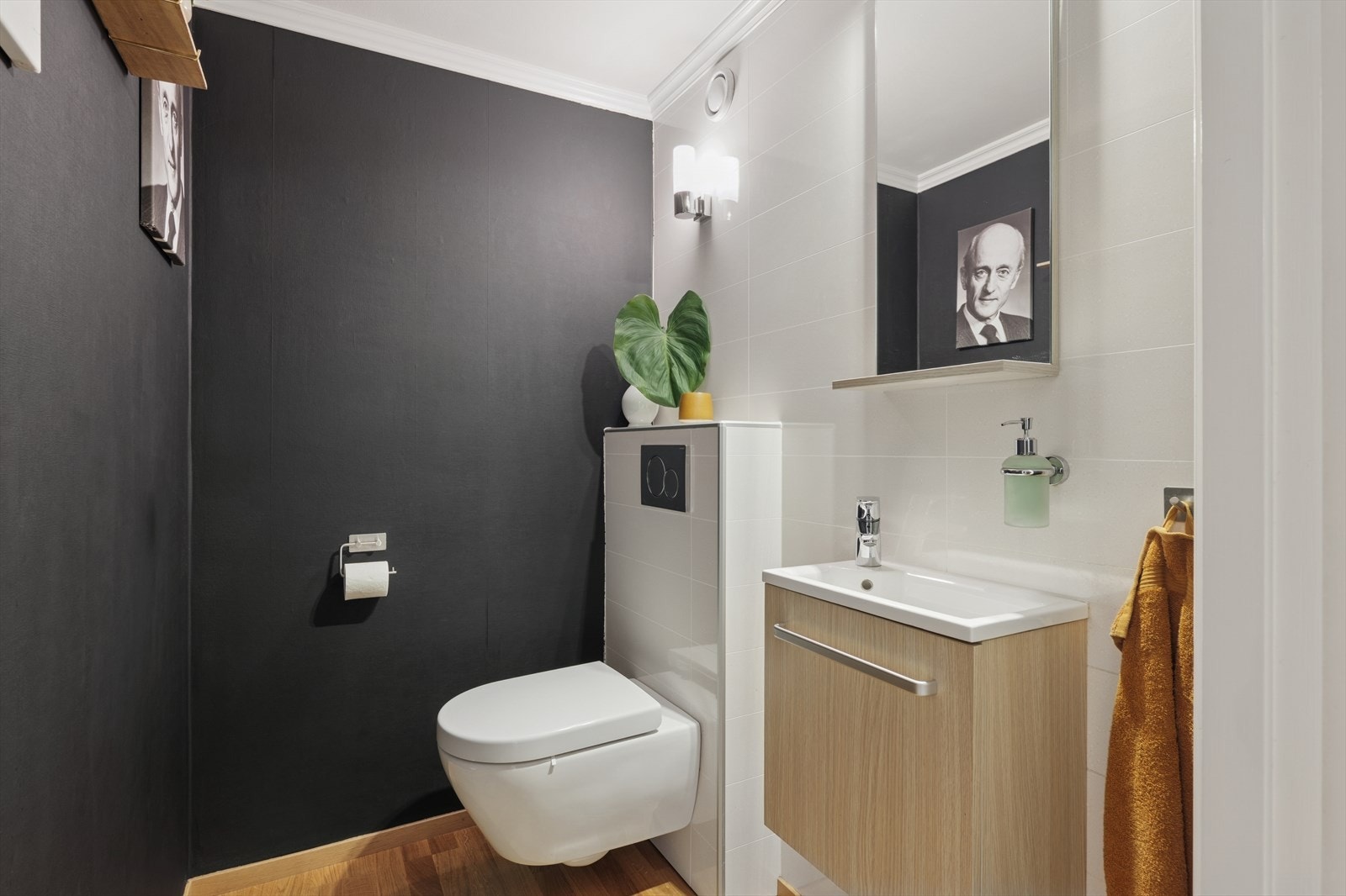 Med eget toalettrom flyter morgen- og kveldsrutinene bedre Galleribilde