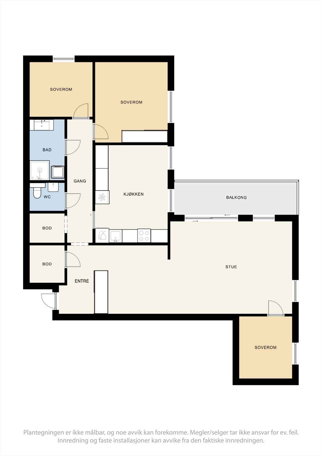 Plantegning Galleribilde