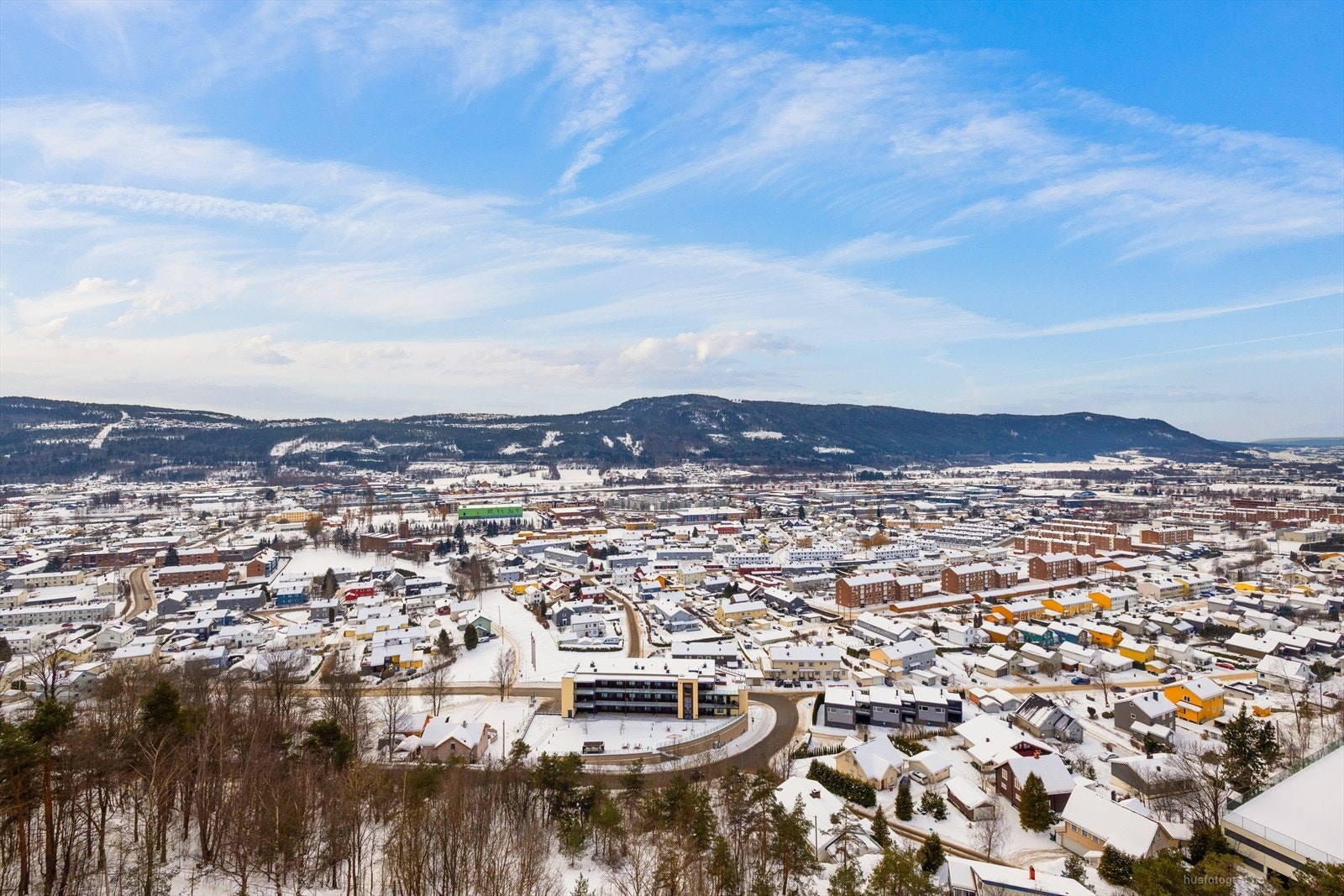 Panoramautsikt fra den flotte balkongen Galleribilde
