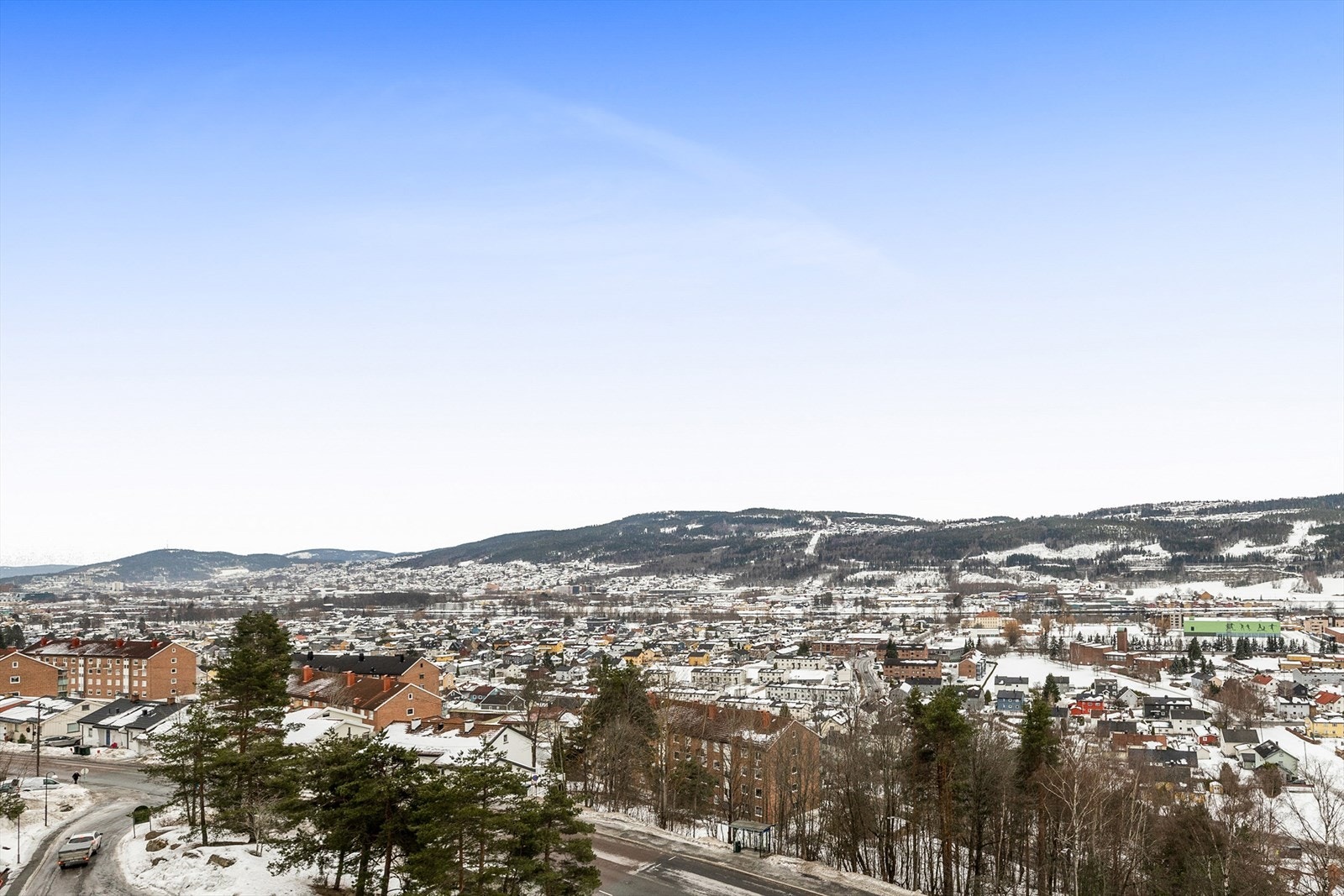 Panoramautsikt fra den flotte balkongen Galleribilde
