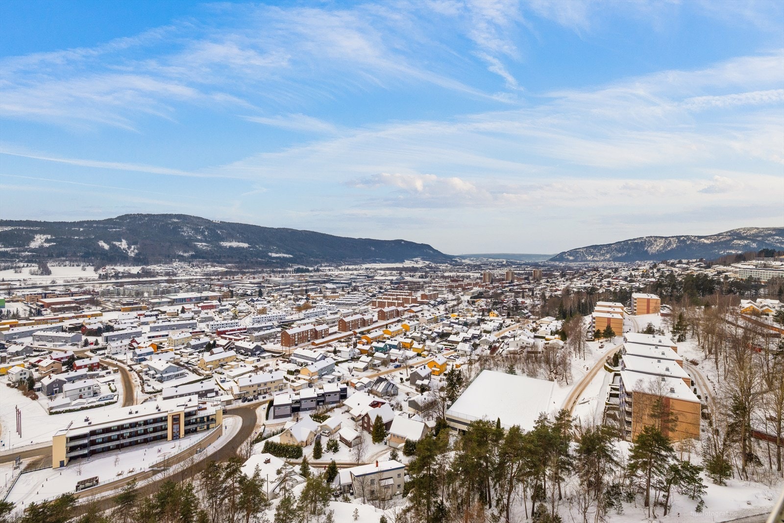Panoramautsikt fra den flotte balkongen Galleribilde
