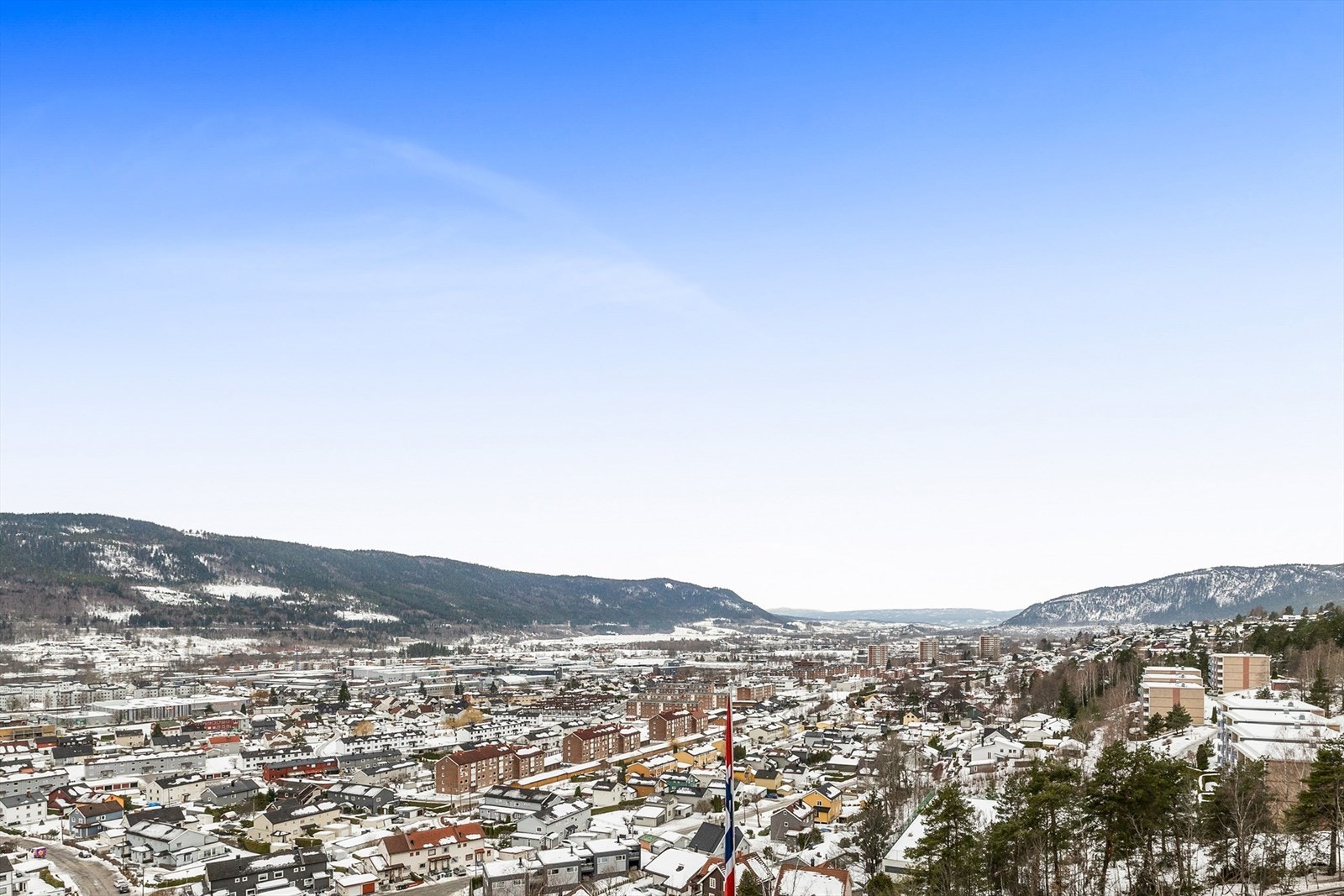 Fantastisk panoramautsikt Galleribilde