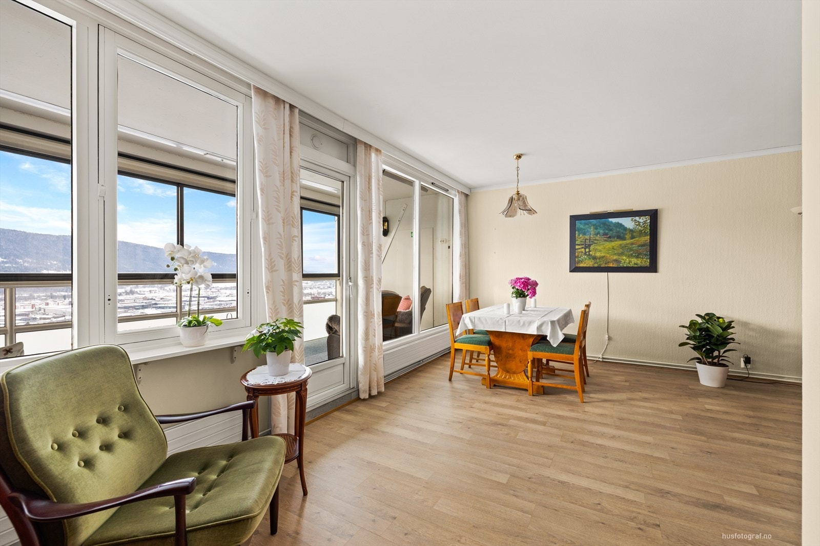 Utgang til den flotte balkongen Galleribilde