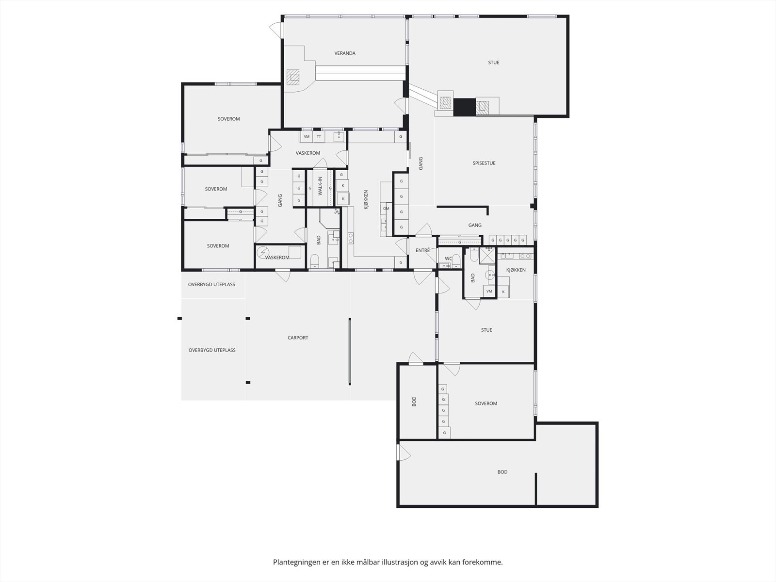 Plantegning. Galleribilde