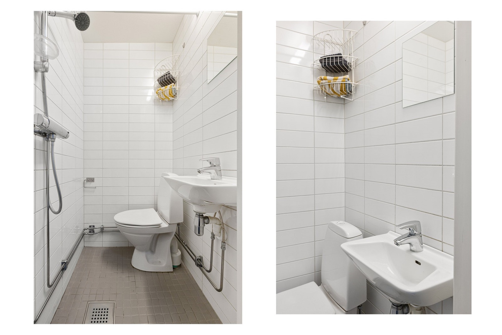 I felles kjeller finnes det eget vaskeri hvor leiligheten er tildelt egen vaskemaskin. Galleribilde