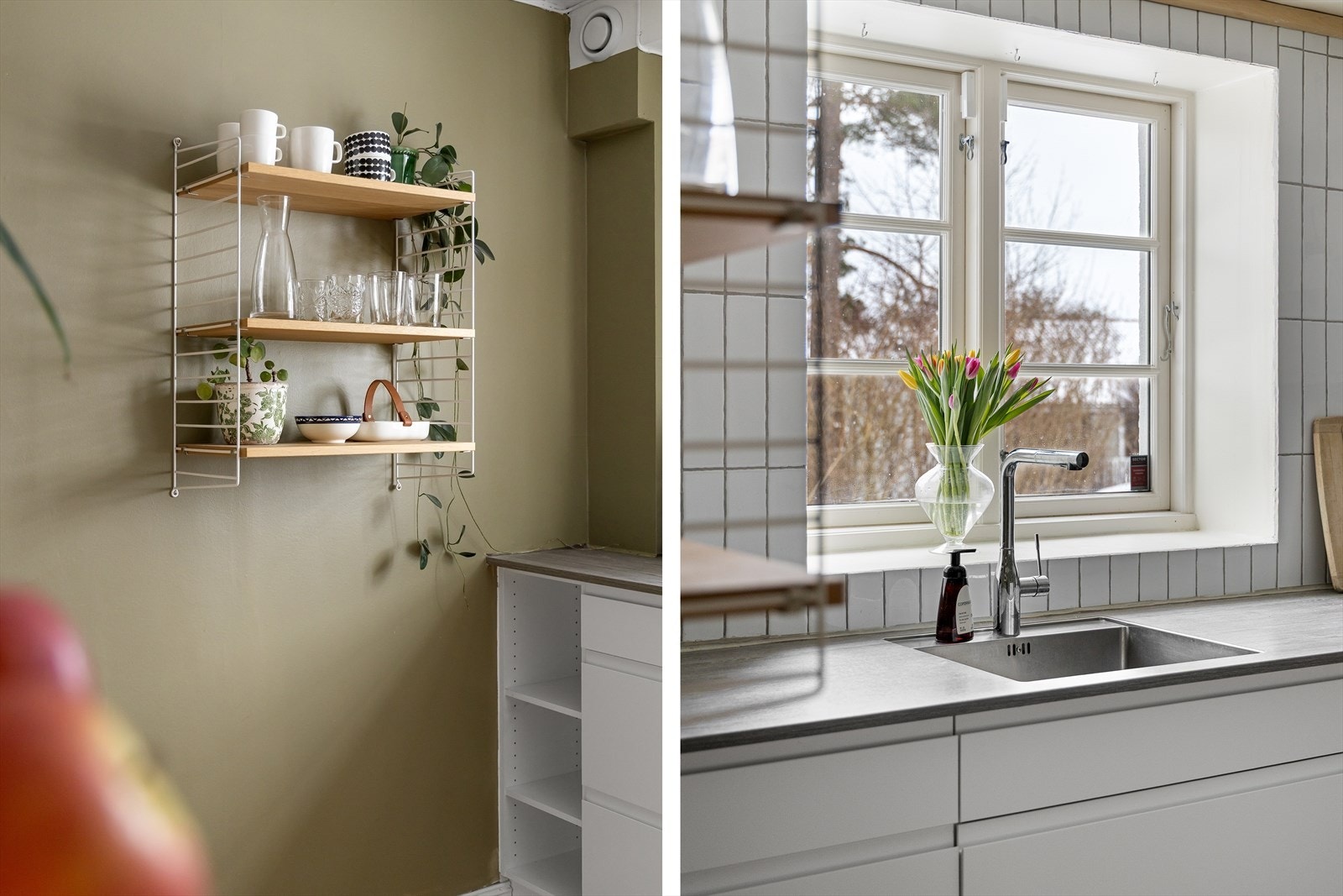 Hyggelig utsyn fra kjøkkenet. Galleribilde