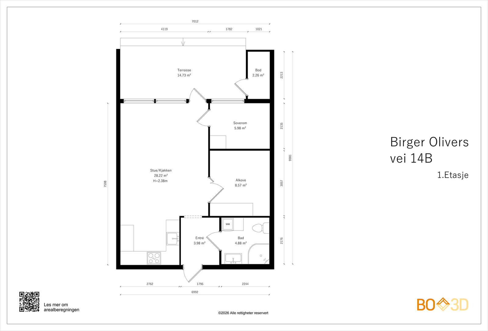 Planskisse Galleribilde