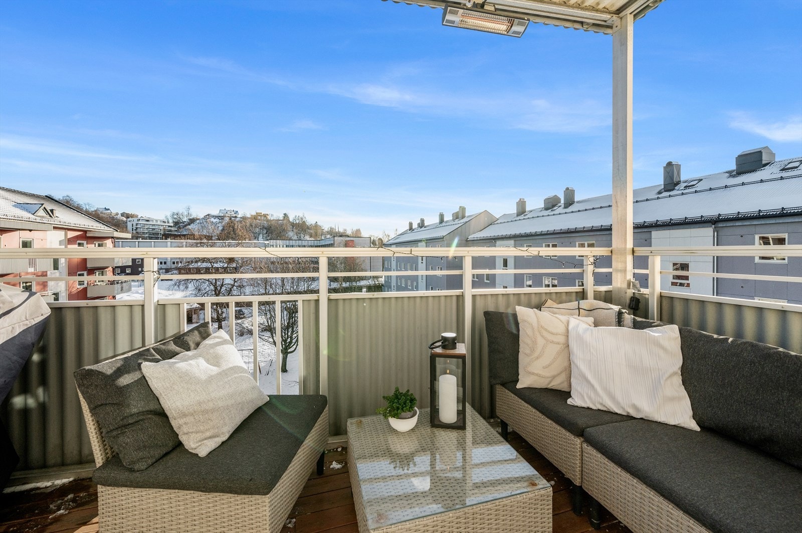 Perfekt for lange morgener i sola og hyggelige kvelder. Galleribilde