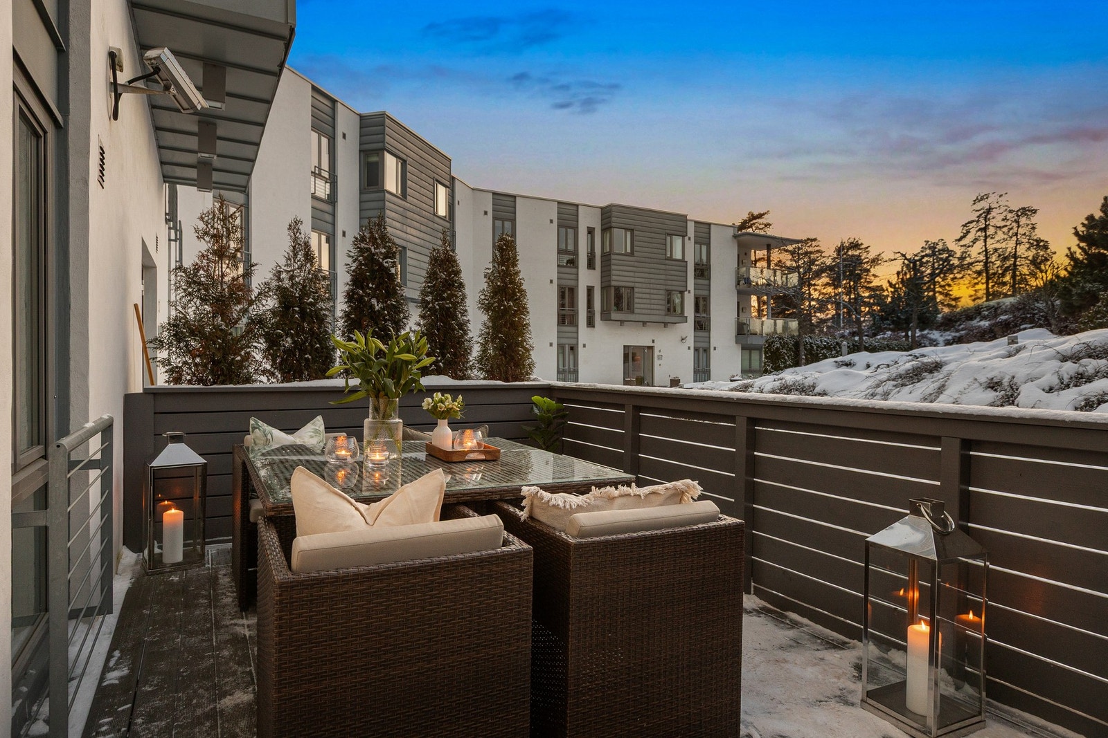 Terrassen ble slipt og impregnert i 2025. Galleribilde