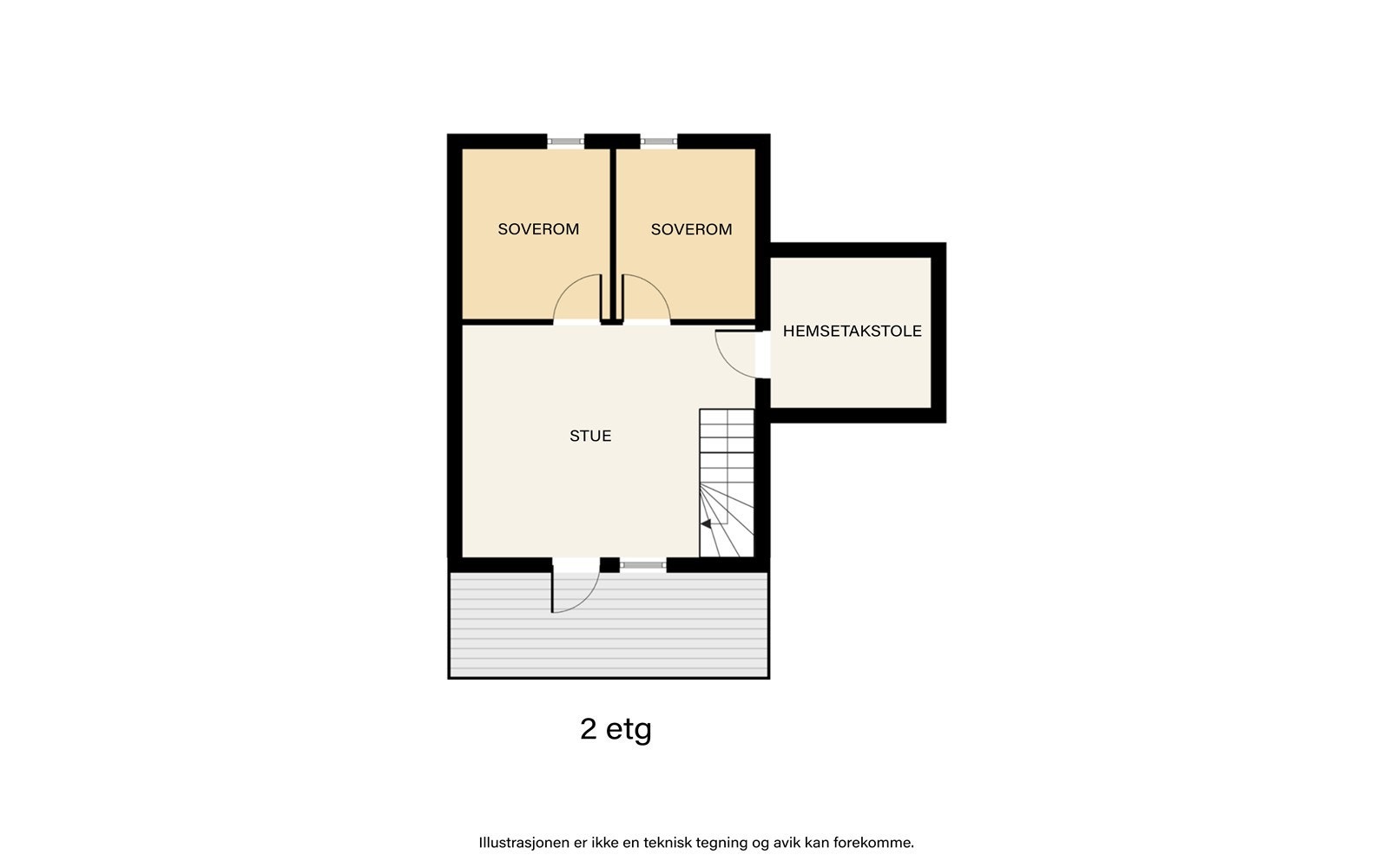 Plantegning oppstue Galleribilde
