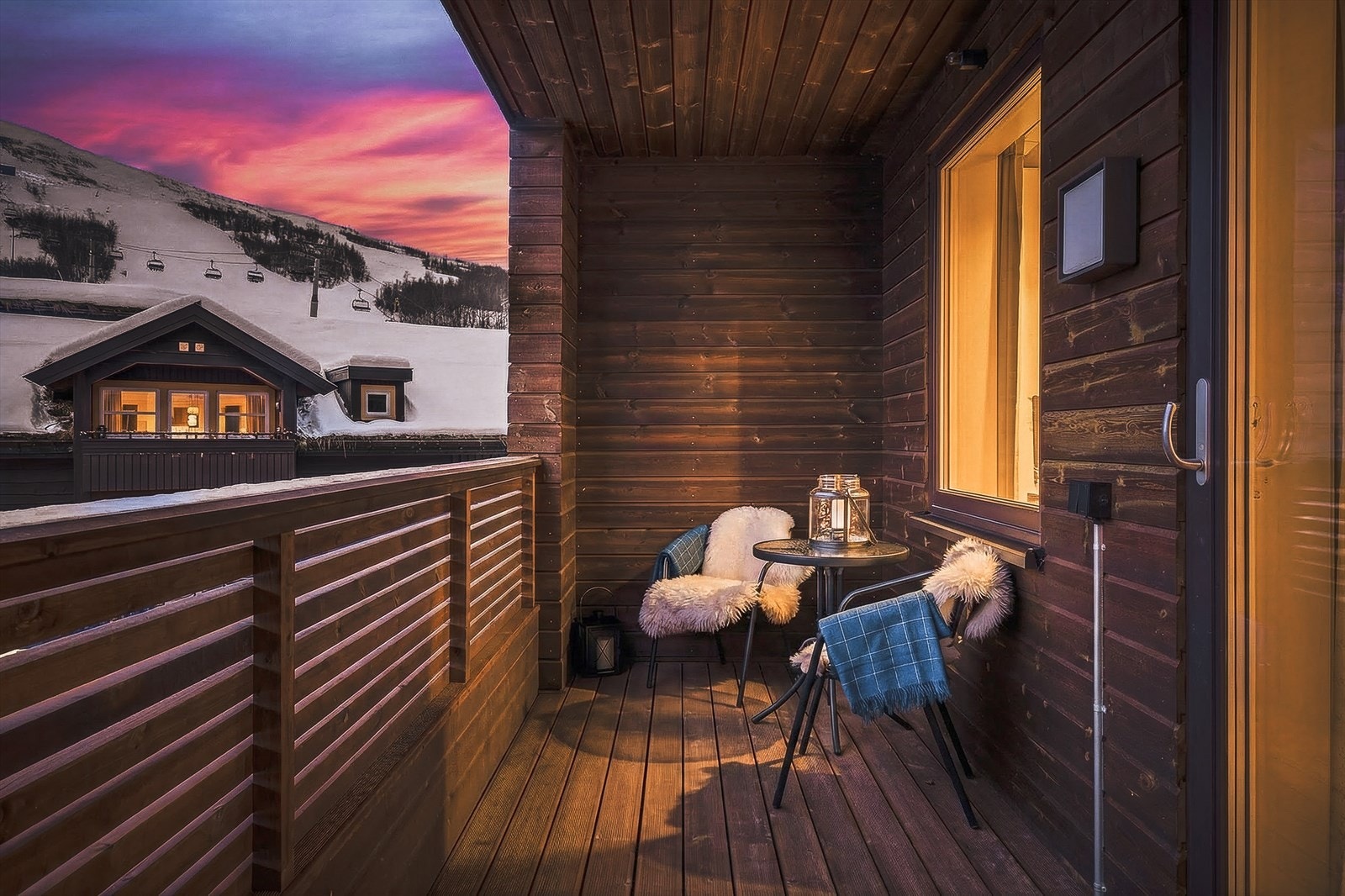 Moderne og innbydende 3-roms fritidsleilighet i sentrum av Myrkdalen Fjellandsby Galleribilde