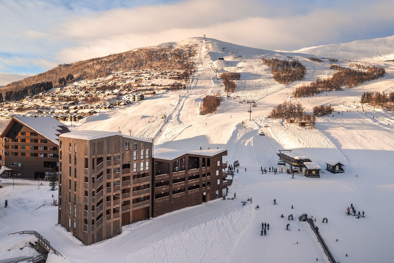 Skitrekket er like ved Galleribilde