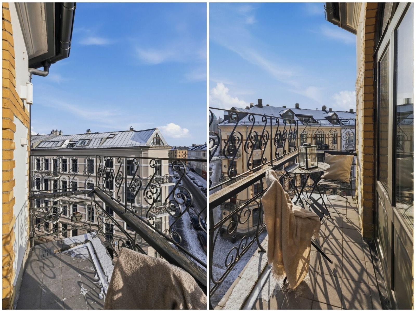 Balkongen er på ca. 3 kvm. Galleribilde