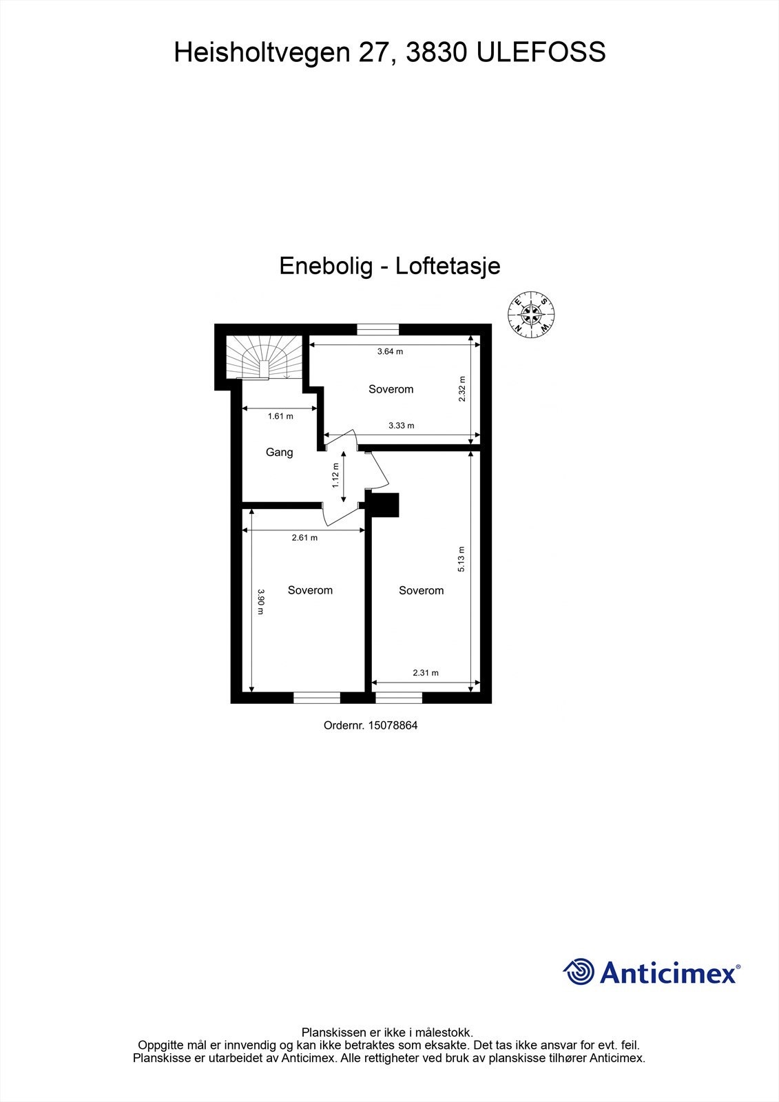 Plantegning 2. etg Galleribilde