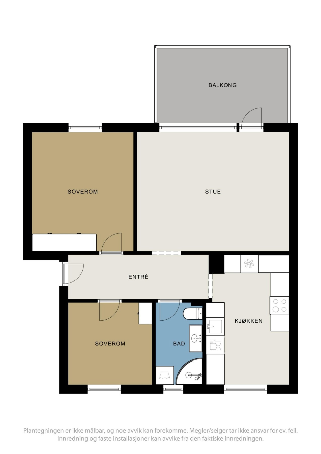 Plantegning Galleribilde