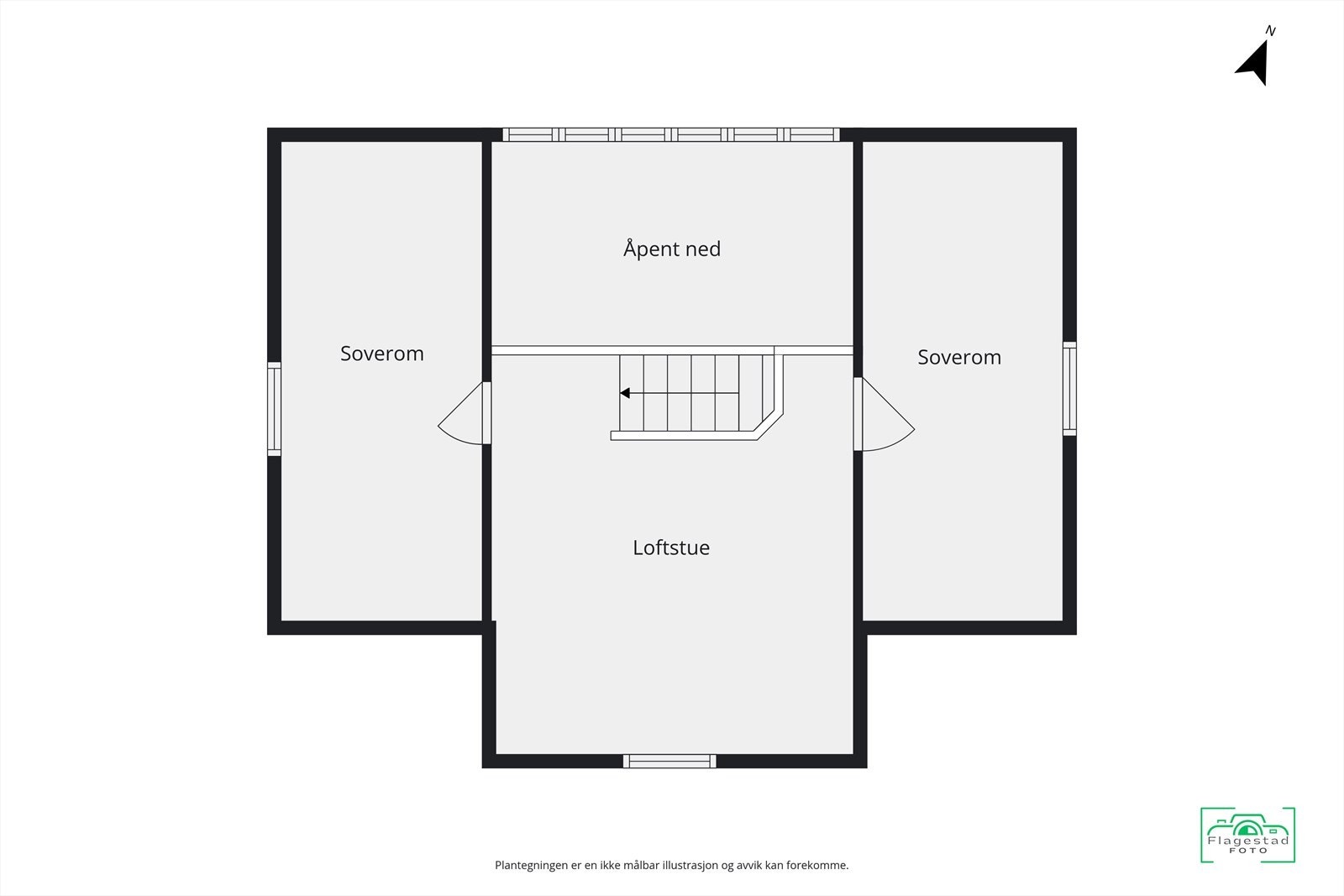 Plantegning 2. etg Galleribilde