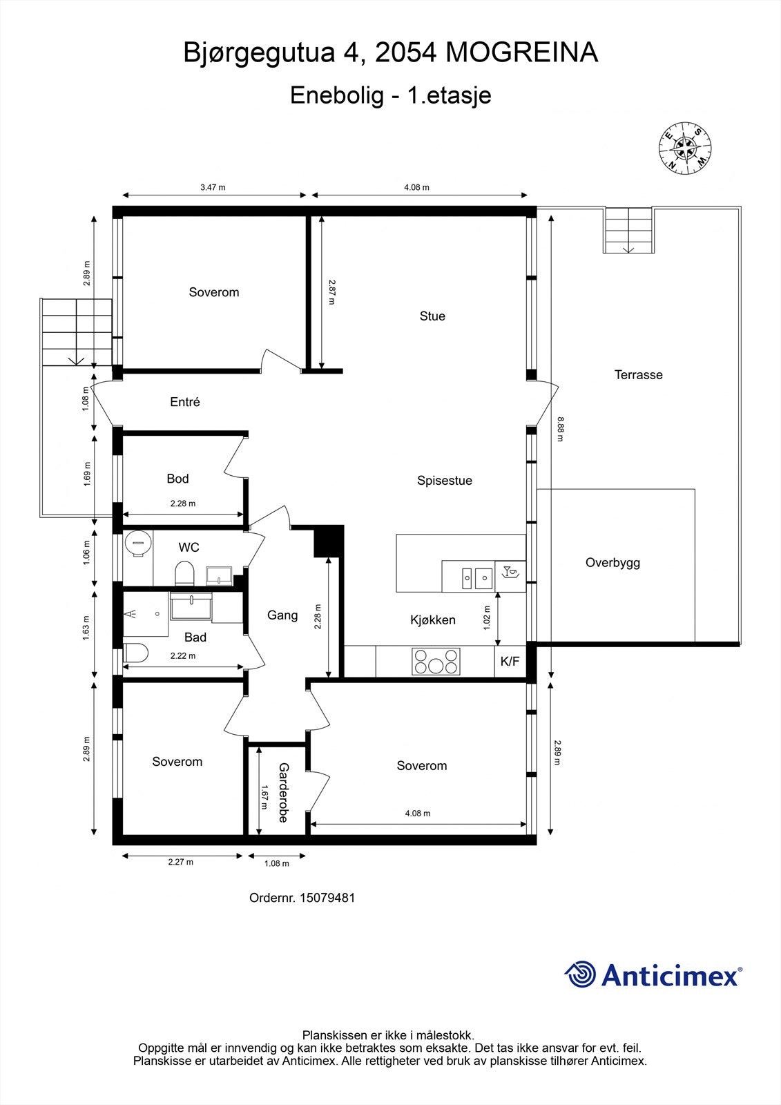 Plantegning Galleribilde