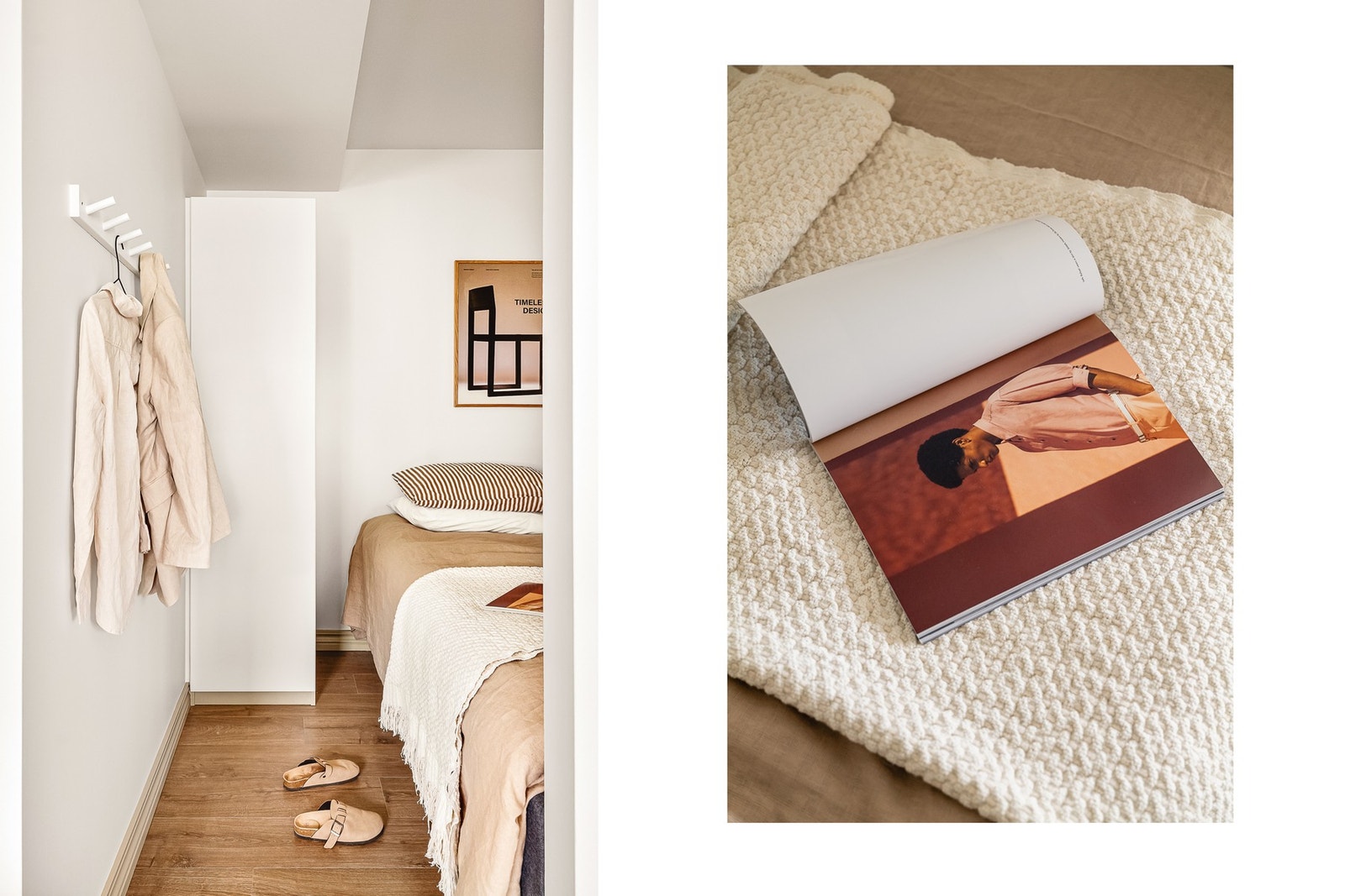 Her er det satt inn en 180 seng og to skap. Galleribilde