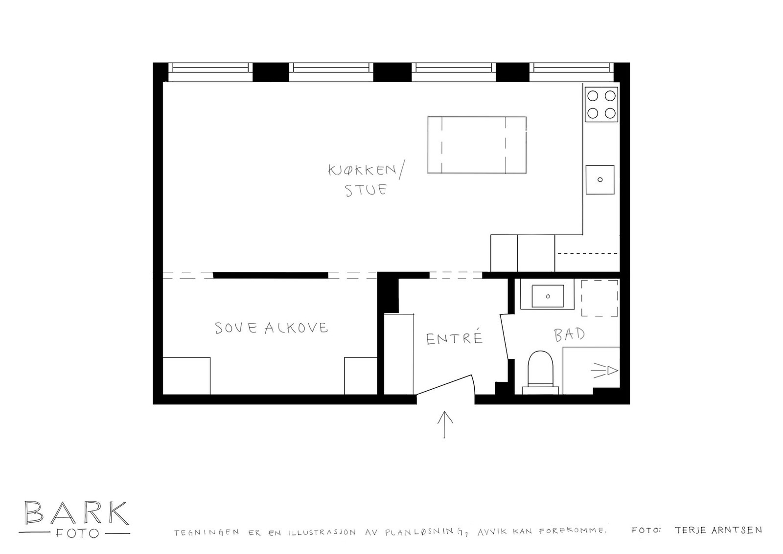 Plantegning 3.etasje. Galleribilde