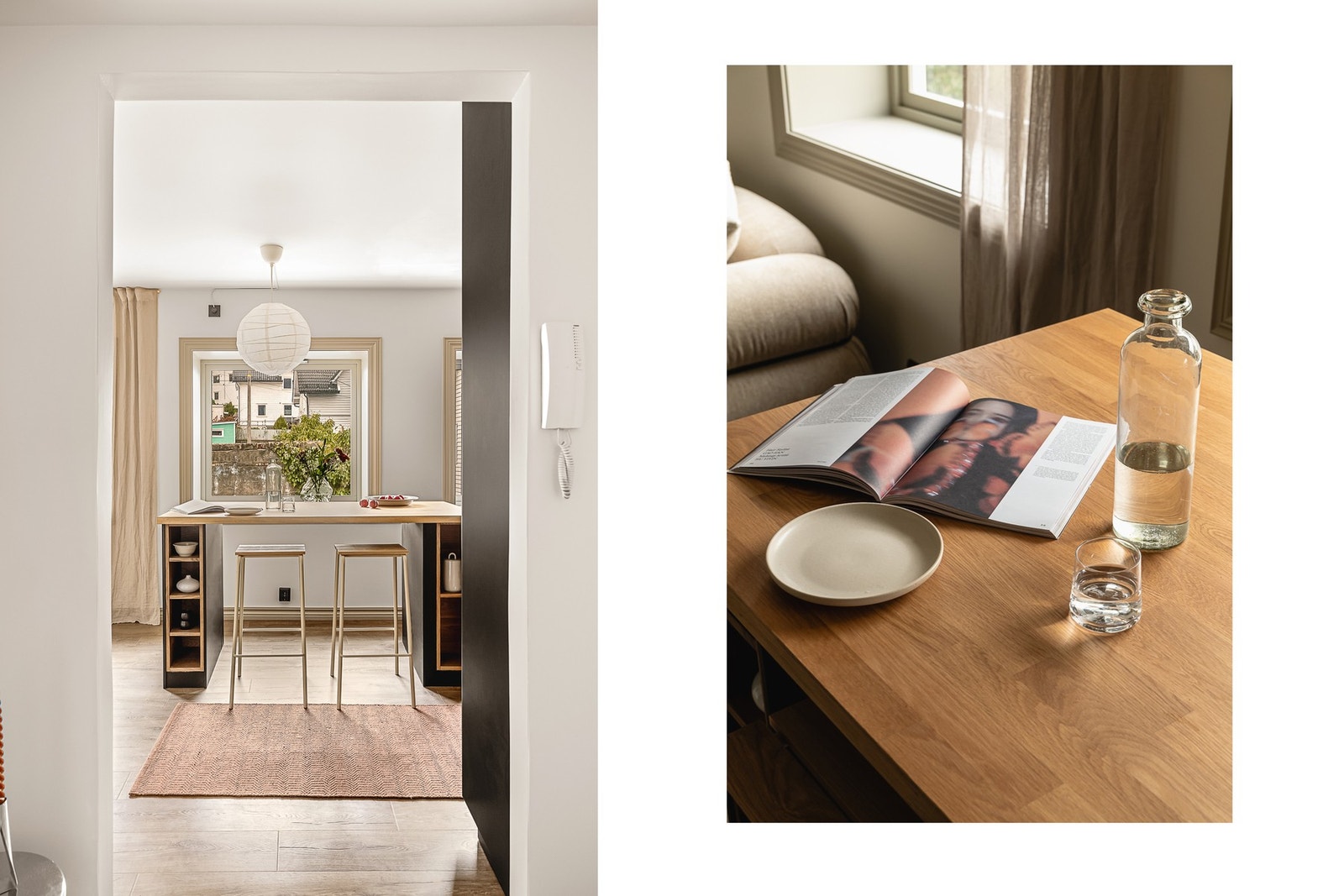 For ytterligere oppbevaringsbehov ha seksjonen tre eksterne boder. Galleribilde