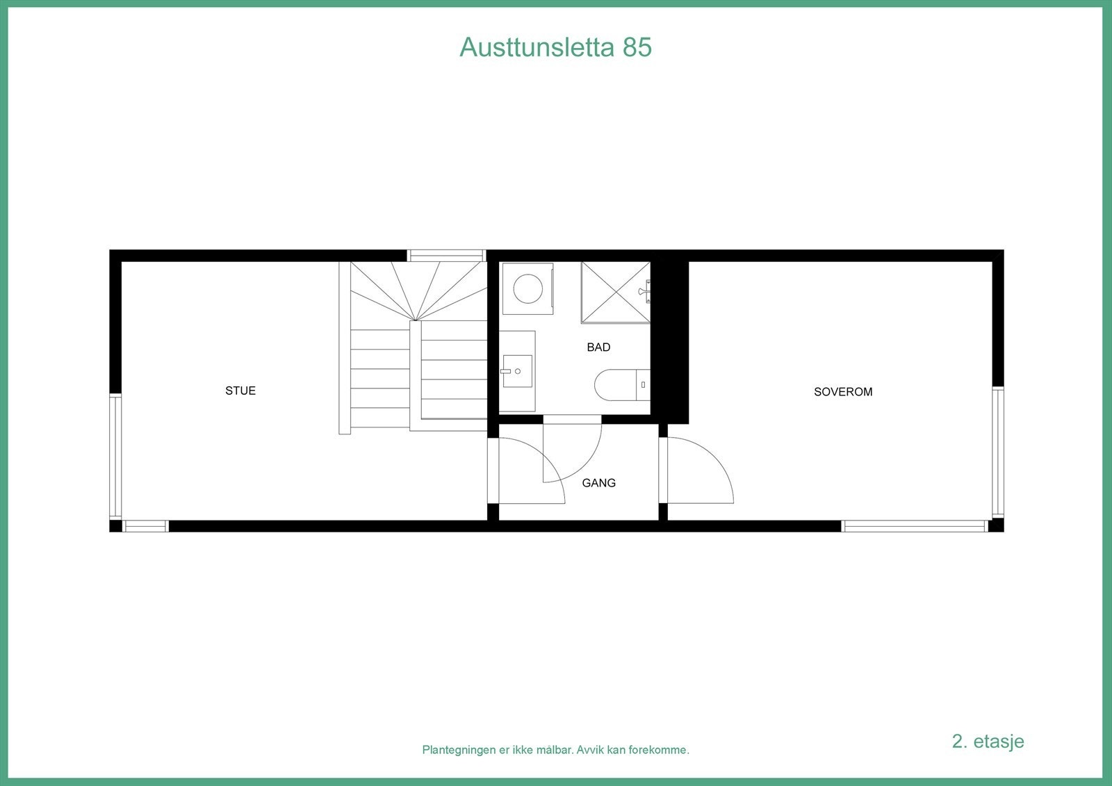 5.etg - Plantegning Galleribilde