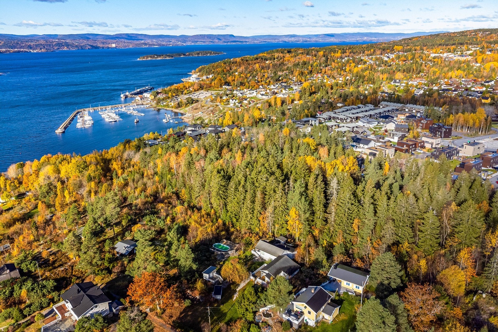 Området har i nær 100 år vært et ettertraktet ferie- og fritidssted, med fri tilgang til fjorden. Galleribilde