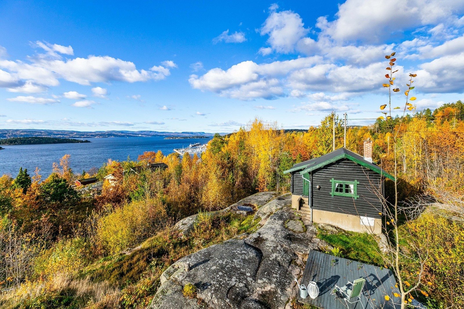 Hytte #9 er både elevert og meget luftig beliggende i høyden. Galleribilde