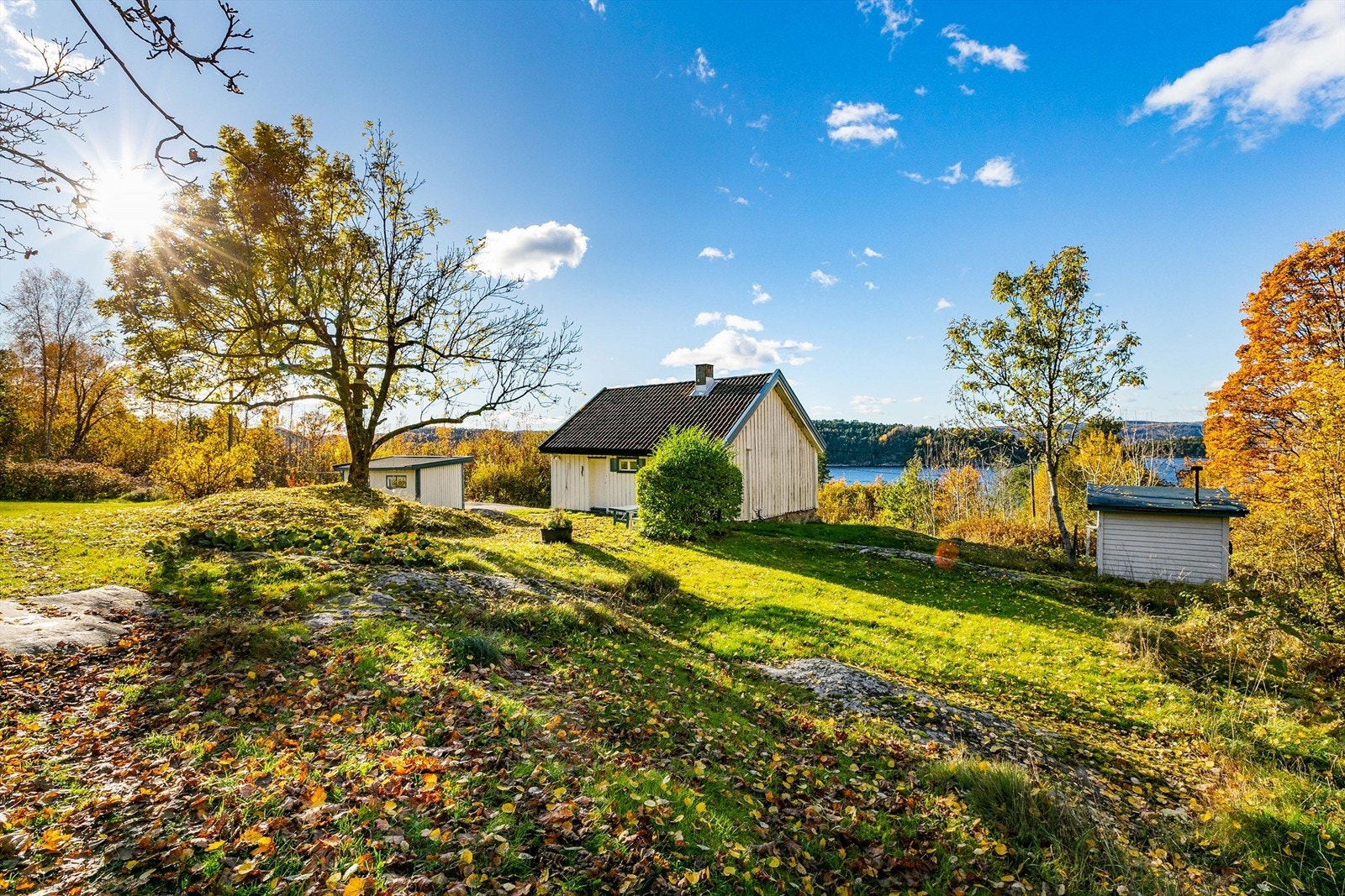 Utedo står nord for våningshuset. Galleribilde