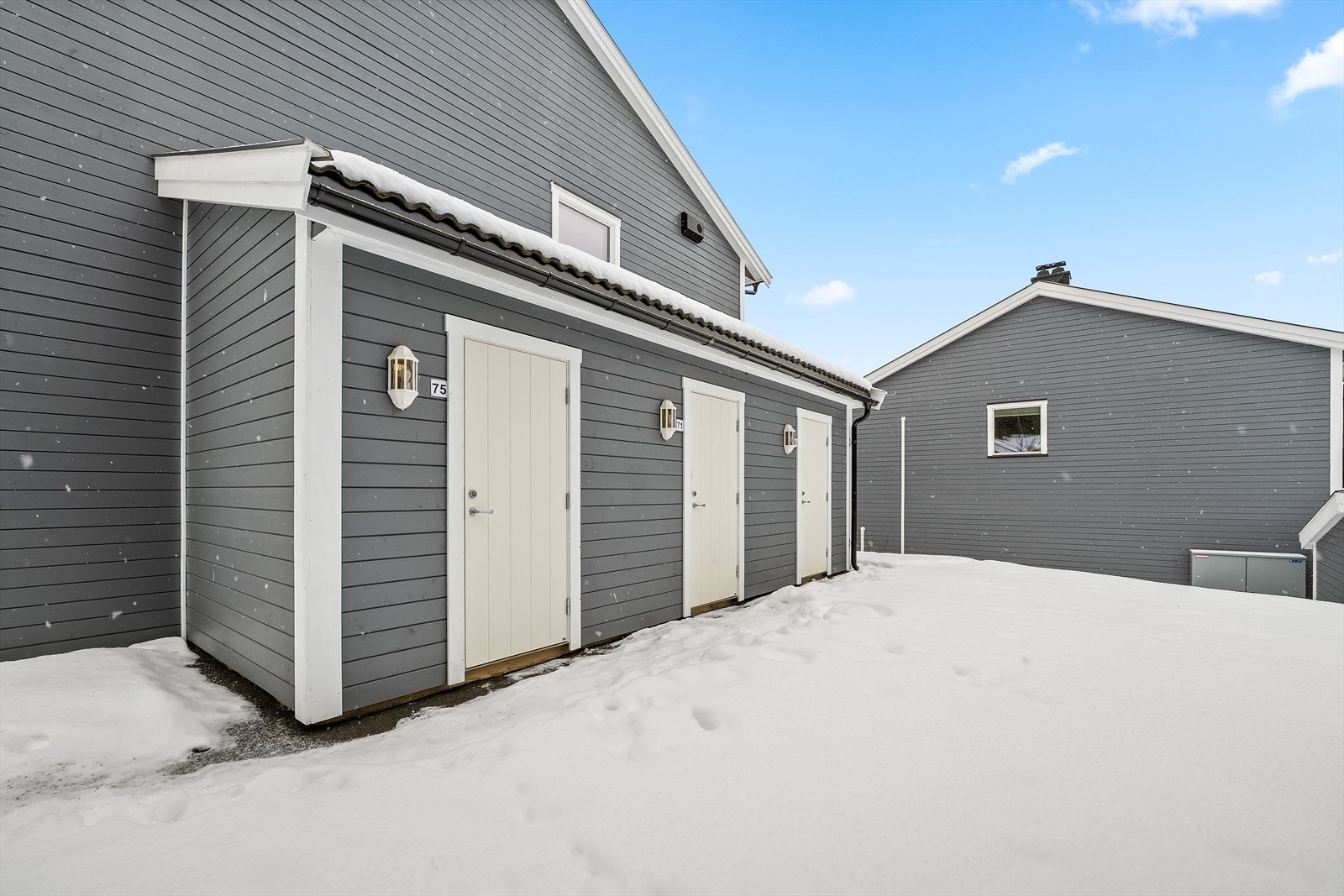 Utebod med gode lagringsmuligheter. Galleribilde