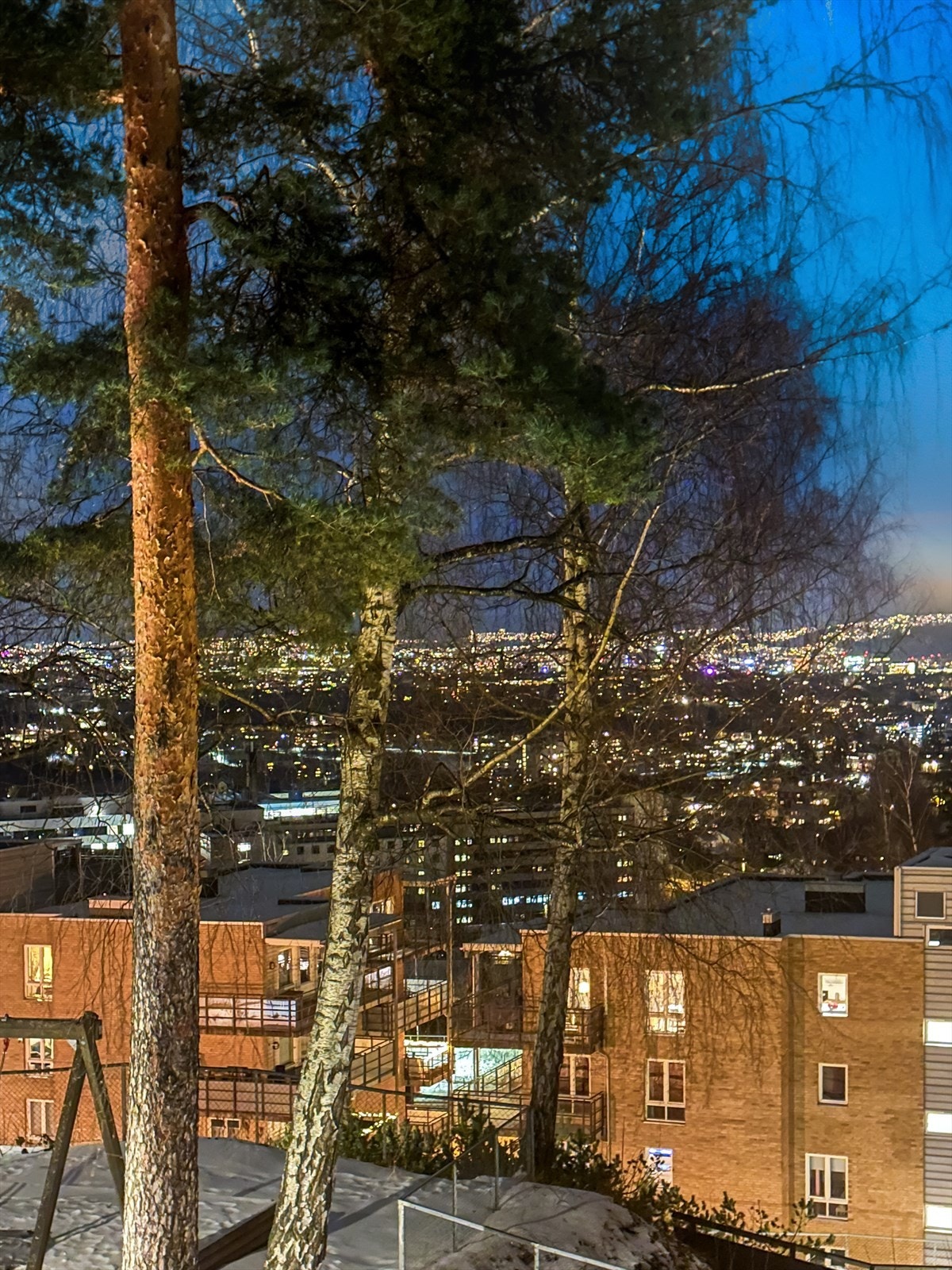 Selgers private bilde som viser den nydelig utsikten på kveldstid. Galleribilde