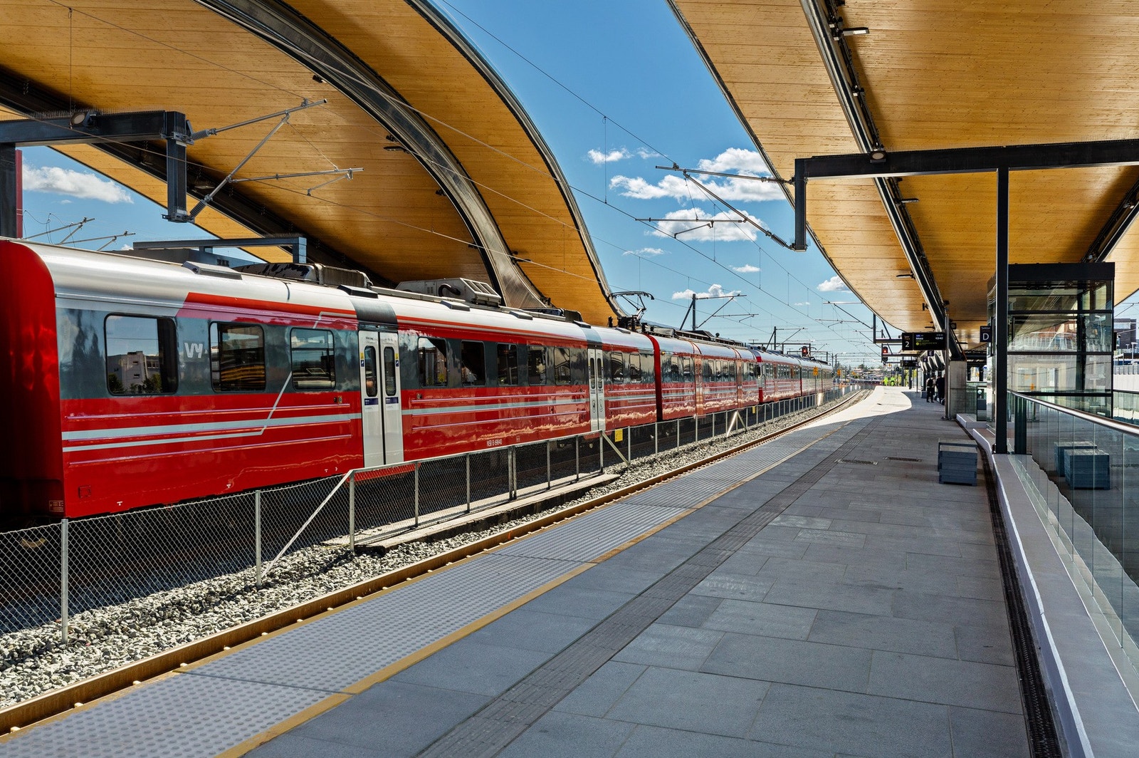 Med Follobanen, står du på perrongen på Oslo S i løpet av 12 minutter fra Ski stasjon. Galleribilde
