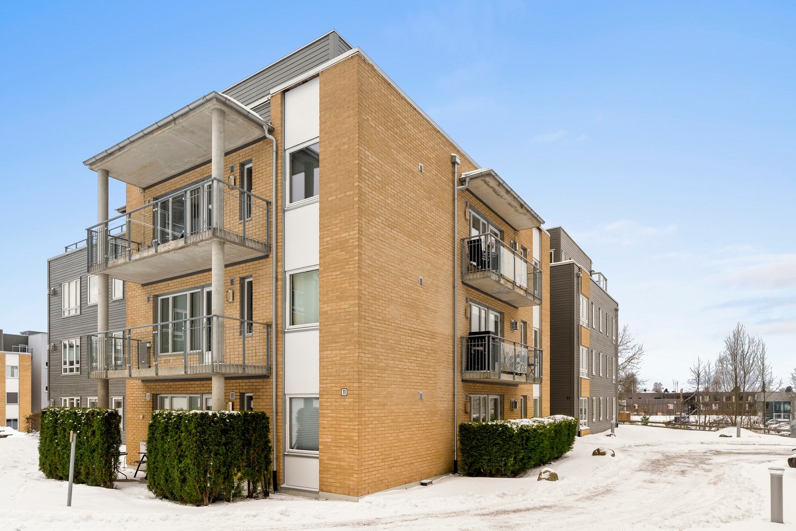 Boligblokkene i Skitunet sameie ble oppført i 2008. Galleribilde