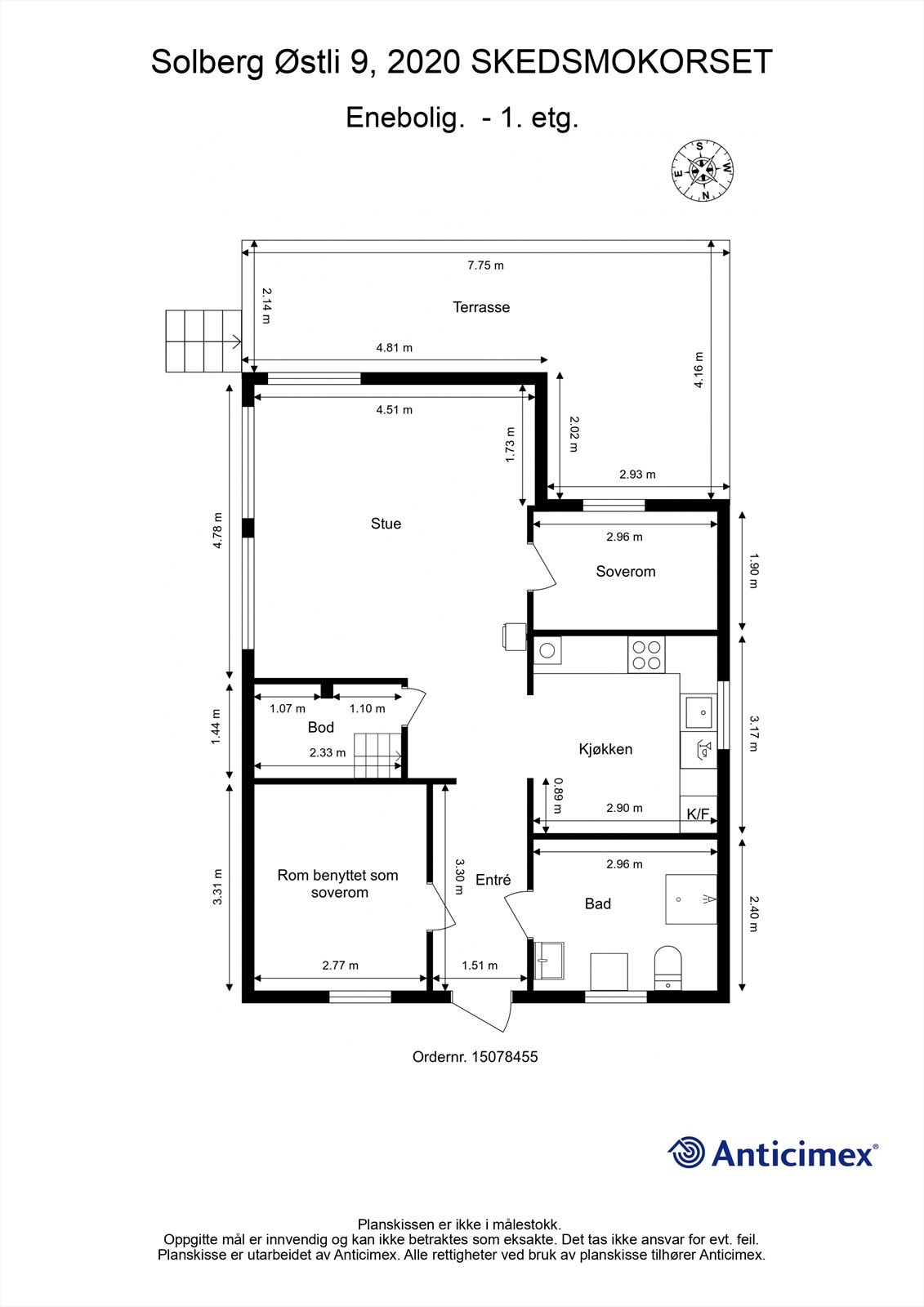 Plantegning 1.etasje. Galleribilde