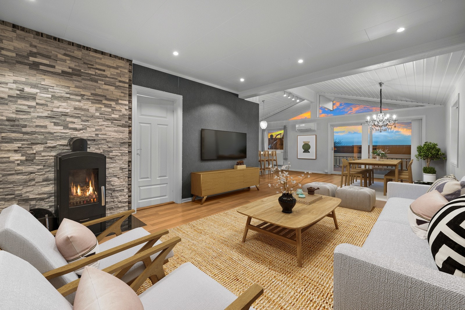 Stemningsbilde kveld Galleribilde