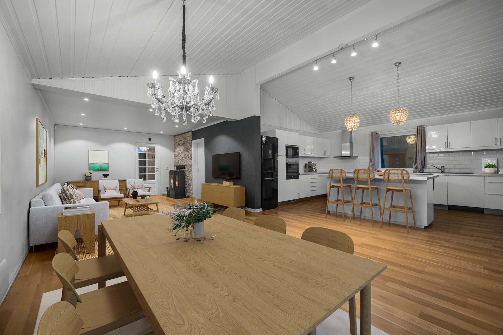 Stemningsbilde kveld Galleribilde