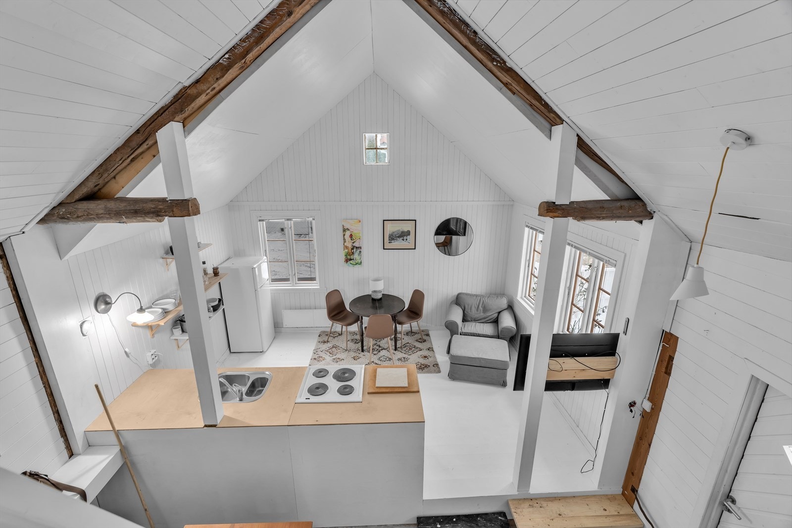 Stue/kjøkken i anneks Galleribilde