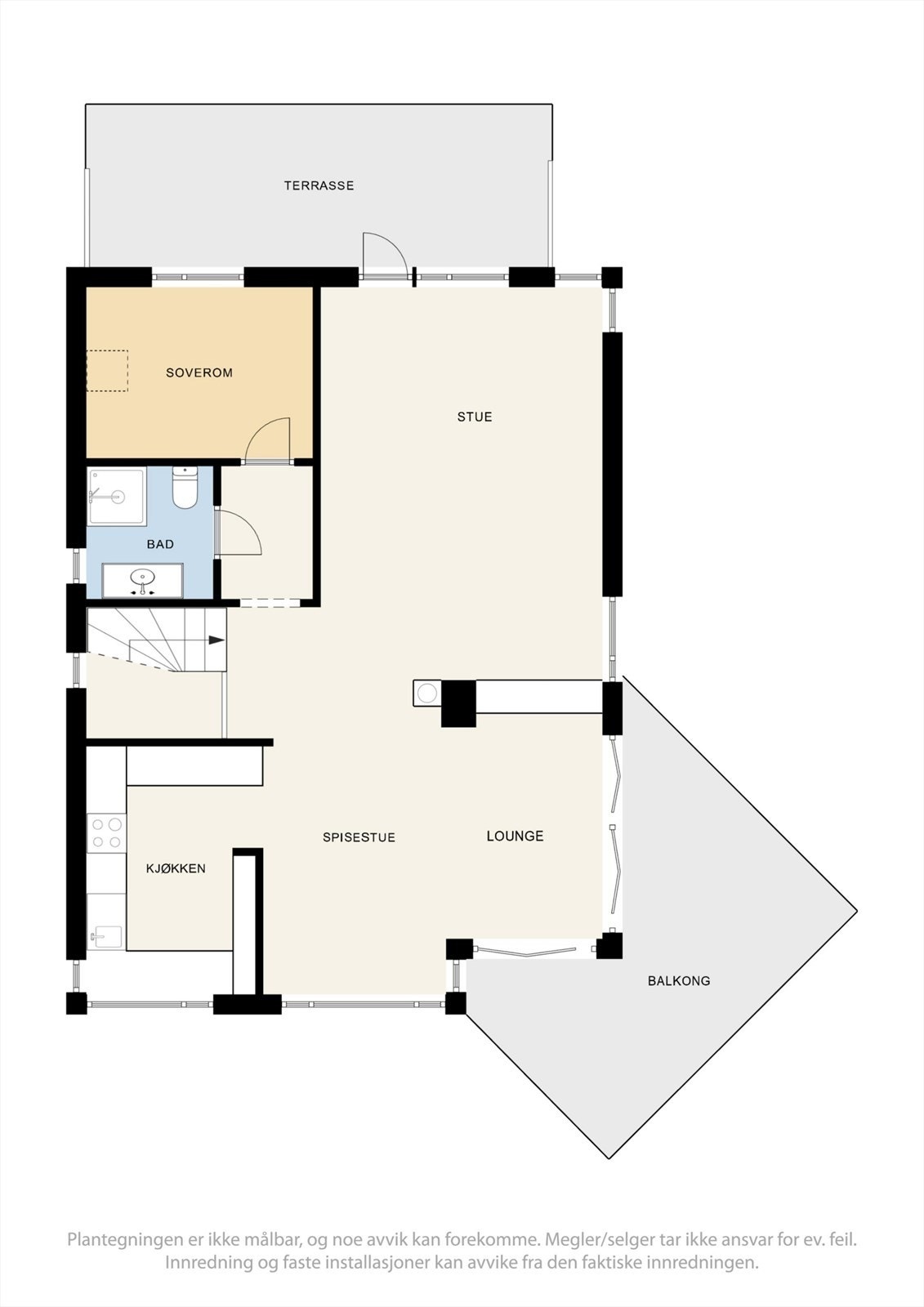 Plantegninger 2. etg. Galleribilde