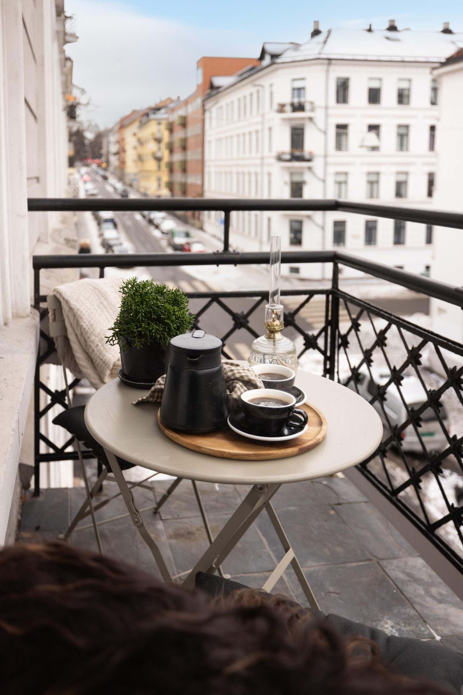 Her får du svært godt med morgensol - perfekt for helgefrokosten. Galleribilde